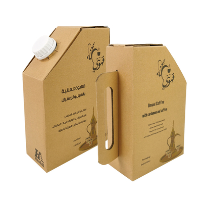 1L / 2L / 3L / 5L túi uống dùng một lần cầm túi cà phê bib trong hộp rượu vang với van hộp cà phê máy pha