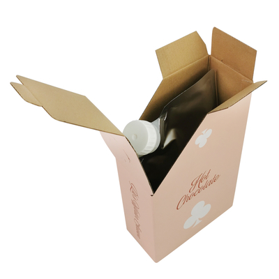 Túi BIB dùng một lần 1L 1.5L 2L 3L 5L 96OZ tùy chỉnh, Túi trong hộp trà, nước ép, cà phê mang đi, bao bì hộp giấy với bộ phân phối