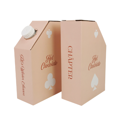 Túi BIB dùng một lần 1L 1.5L 2L 3L 5L 96OZ tùy chỉnh, Túi trong hộp trà, nước ép, cà phê mang đi, bao bì hộp giấy với bộ phân phối