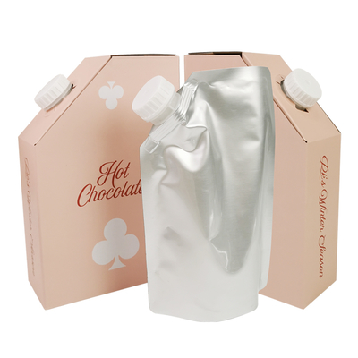 Túi BIB dùng một lần 1L 1.5L 2L 3L 5L 96OZ tùy chỉnh, Túi trong hộp trà, nước ép, cà phê mang đi, bao bì hộp giấy với bộ phân phối