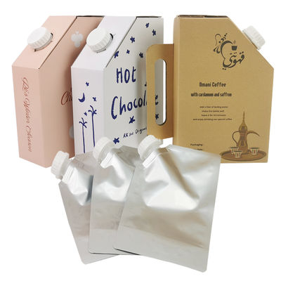 Túi BIB nhựa trong hộp 1L Đóng gói chất lỏng cà phê nóng