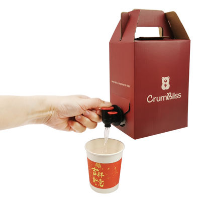 Máy chiết rót và đóng nắp túi vô trùng 1L-10L cho đồ uống, túi trong hộp, hàn nhiệt, túi nhôm đựng rượu & nước ép với vòi Vitop cho nước khoáng