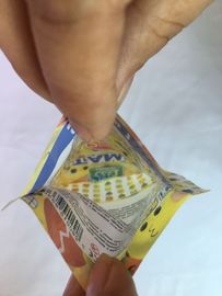 Túi kéo khóa hàng đầu OPP tùy chỉnh đầy màu sắc cho thẻ trò chơi Túi Ziplock có thể bán lại
