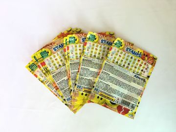 Túi kéo khóa hàng đầu OPP tùy chỉnh đầy màu sắc cho thẻ trò chơi Túi Ziplock có thể bán lại