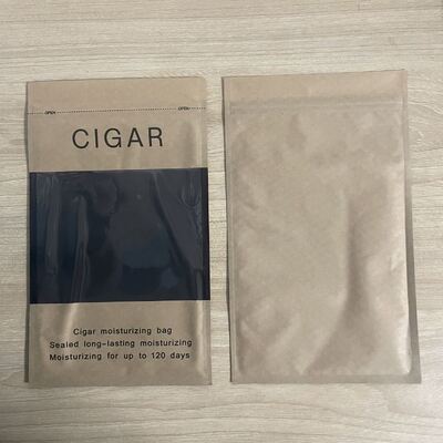 Túi giữ ẩm xì gà Ziplock Thiết kế nhẹ và nhỏ gọn với cấu trúc vật liệu MOPP VMPET PE để bảo vệ xì gà