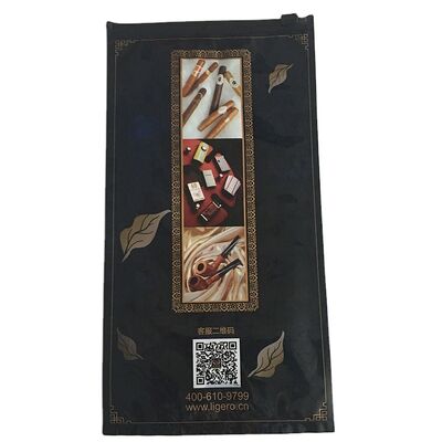 Túi zip nhựa giữ ẩm xì gà mỏng dày 0.09mm, niêm phong bền bỉ cho độ tươi lâu dài