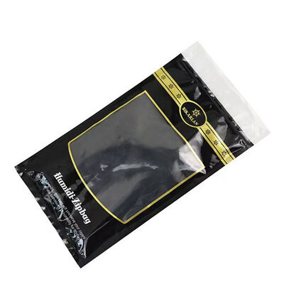 Nhập gói nhựa Humidor 3 mặt Seal Ziplock cho bao bì xì gà