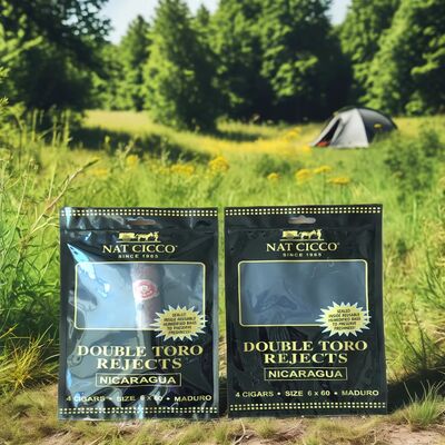 Túi zip nhựa giữ ẩm xì gà mỏng dày 0.09mm, niêm phong bền bỉ cho độ tươi lâu dài