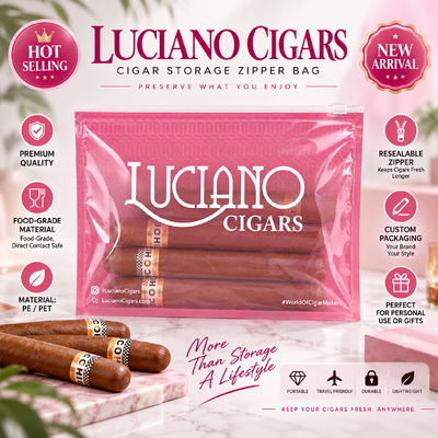 Cigar Humidor Bags Constructed From Food-grade TPU And PE Offering Cigar Protection