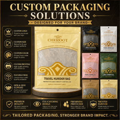 009mm plastic cigar bags cigar moisturizing plastic zipper bags crafted to maintain optimal humidity and freshness for cigars