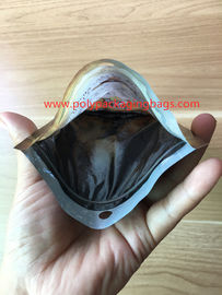 Túi nhựa đựng thuốc lá tươi có dây kéo thời trang có cửa sổ trong suốt