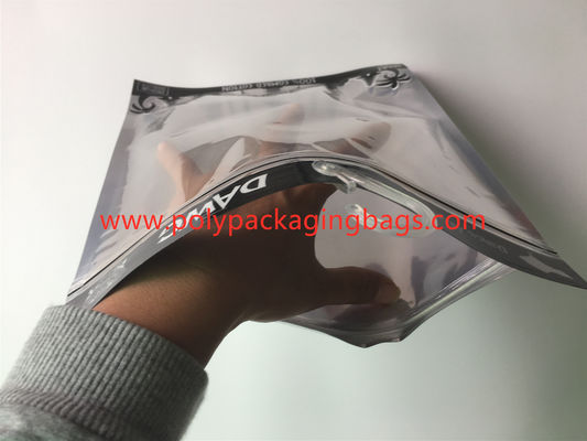 Túi nhựa Poly Zip nhiều lớp được in tùy chỉnh có móc treo cho hàng may mặc / đồ lót