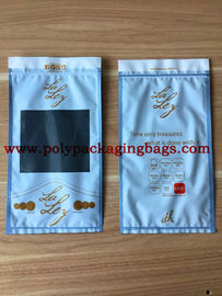 Dung tích giữ ẩm bằng bọt biển cổ điển 5 Xì gà Túi có dây kéo bằng nhựa Wih Cửa sổ trong suốt