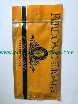 Zip khóa ẩm bao bì thuốc lá túi du lịch túi nhựa bao bì xì gà túi bao bì với lỗ và cửa sổ