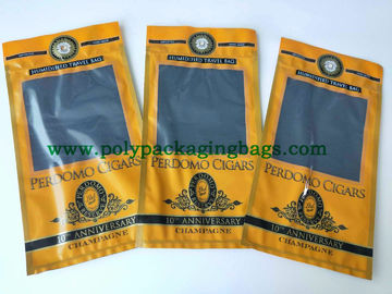 Zip Lock Túi đựng thuốc lá cây gai dầu làm ẩm Túi nhựa du lịch Túi đựng xì gà Bao bì đựng xì gà có lỗ và cửa sổ