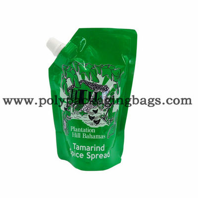 Đóng gói chất lỏng 120 micron Túi đứng VMPET có vòi / Túi có vòi
