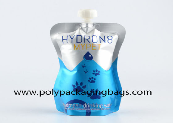 Túi đứng lên bằng nhôm in ống đồng 8oz có vòi / túi có vòi