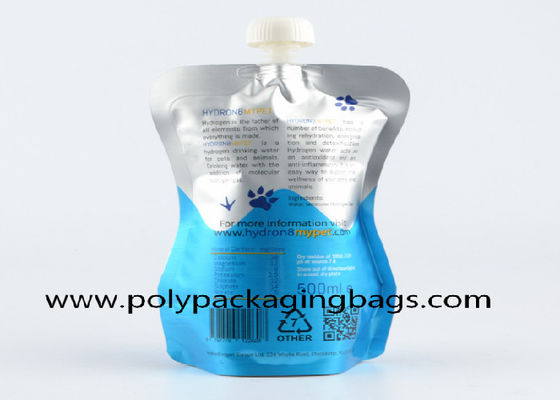 Túi đứng lên bằng nhôm in ống đồng 8oz có vòi / túi có vòi