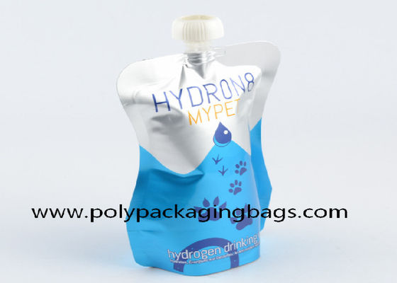 Túi đứng lên bằng nhôm in ống đồng 8oz có vòi / túi có vòi