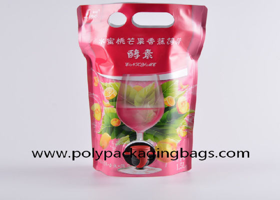 1.5L 2L 3L 5L 10L Van bướm tráng nhôm Túi rượu vang đỏ BIB Túi BiB với túi đựng dầu ô liu Vitop có van