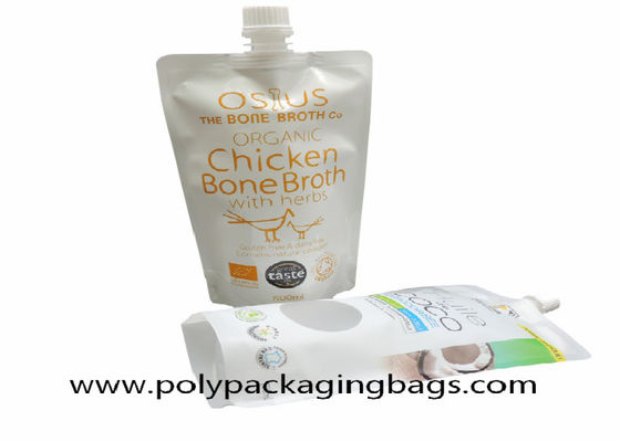 16oz 500ml Nước cốt dừa Bao bì Túi vòi tự hút Túi đứng Túi có vòi