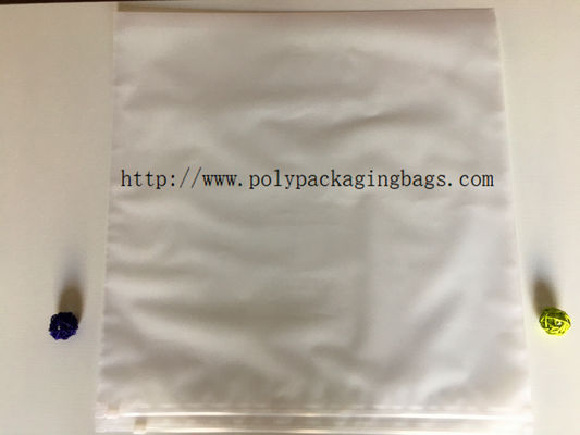 In ống đồng có thể đóng lại Túi bao bì áo sơ mi CPE mờ Túi quần áo Túi ziplock