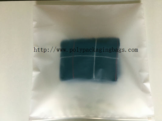 In ống đồng có thể đóng lại Túi bao bì áo sơ mi CPE mờ Túi quần áo Túi ziplock