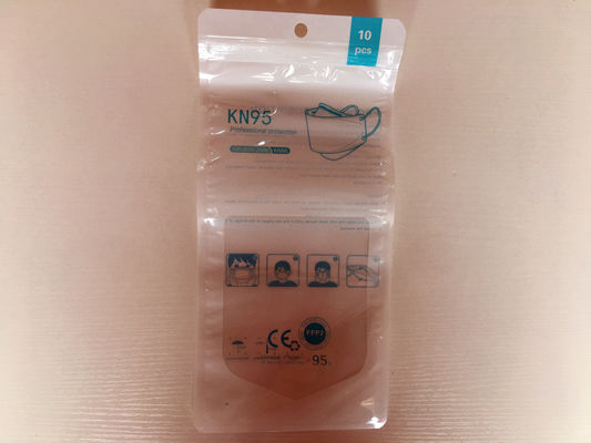 In ống đồng dùng một lần Túi dây kéo nhựa CPP Túi đựng mặt nạ Ziplock