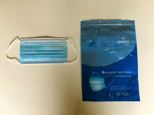 Bằng chứng độ ẩm CMYK OPP PET PE Mặt nạ nhiều lớp Bao bì Túi Ziplock có thể bán lại cho mặt nạ
