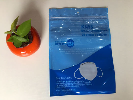 In ống đồng 100 microns N95 Túi bao bì mặt nạ Túi khóa zip hàng đầu