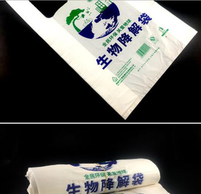 In ống đồng có thể phân hủy sinh học Bao bì PLA PBAT Túi Poly Túi mua sắm Túi đựng
