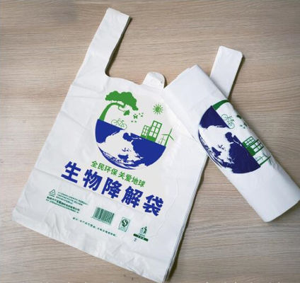 In ống đồng có thể phân hủy sinh học Bao bì PLA PBAT Túi Poly Túi mua sắm Túi đựng
