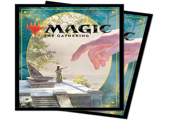 Logo in tùy chỉnh MTG Tay áo thẻ nhựa trong suốt cao Magic 66x91mm