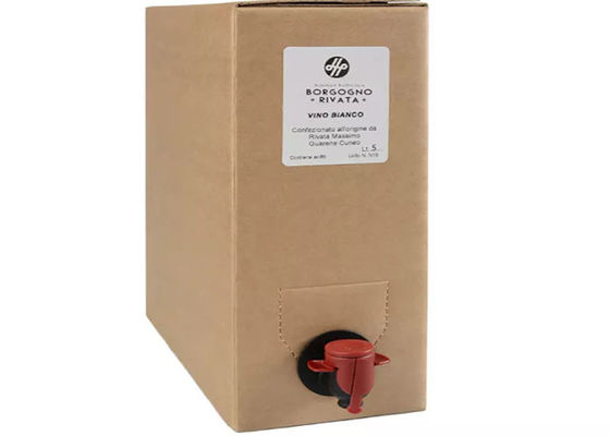 Bao bì nhựa Túi BIB vô trùng trong hộp 20 lít cho đồ uống rượu