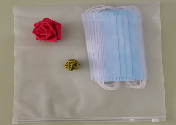 Túi dây kéo nhựa có thể phân hủy sinh học mờ / mờ cho đồ bơi áo phông