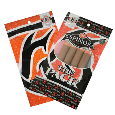 Nhựa trong suốt tùy chỉnh túi bao bì xì gà xì gà thuốc lá túi khóa xì gà túi lưu trữ bao bì nhựa