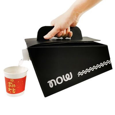 In túi logo tùy chỉnh 1L 2L 3L 5L 10L Túi đựng đồ uống cà phê, rượu BIB dùng một lần trong hộp, bình rót cà phê mang đi, túi vô trùng trong hộp