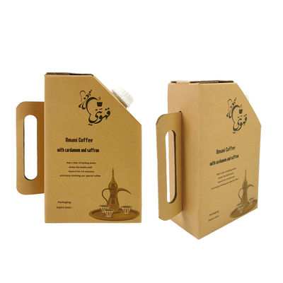 1L / 2L / 3L / 5L túi uống dùng một lần cầm túi cà phê bib trong hộp rượu vang với van hộp cà phê máy pha