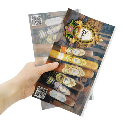 Bao đựng xì gà bằng nhựa nhỏ, túi nhựa có khóa kéo giữ ẩm xì gà, được thiết kế để giữ ẩm và dễ dàng đóng mở lại