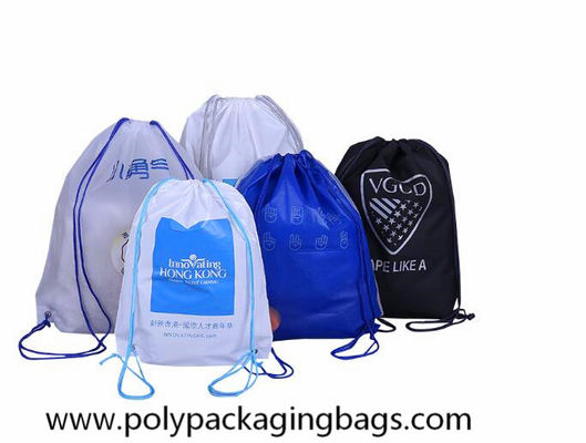 Sức mạnh 10kgs Ba lô dây rút nhựa CPE LDPE hai lớp